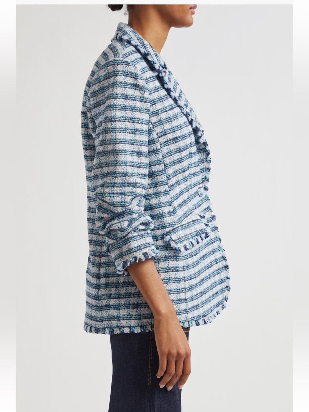 Cinq A Sept Khloe Stretch Blazer Jacket - Picture 3 of 10